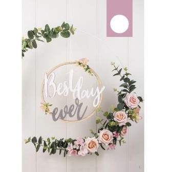 Bamboe ring Borduurring Flowerhoop 30 cm /stuk Bamboo bloemenring