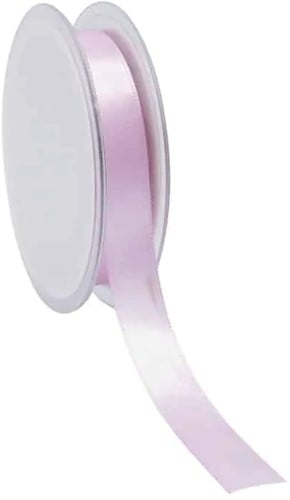 Dubbelsatijn lint Lila 15 mm rol 25 meter