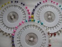 Teardropspelden Mixed Meerdere kleuren 5x8 mm doos 30 stuks