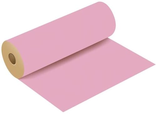 Bloemenpapier cadeaupapierkraftpapier Baby Roze rol 50 cm x 3 kg