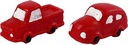 Mini auto’s Rood h20 mm l40 mm set van 2 stuks