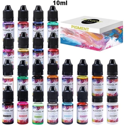Pigment Resin Alcohol inkt kleurstof Metallic Yellow