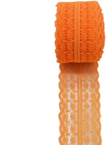 [A-019087] Budget Kant Oranje ca. 45mm 10 meter