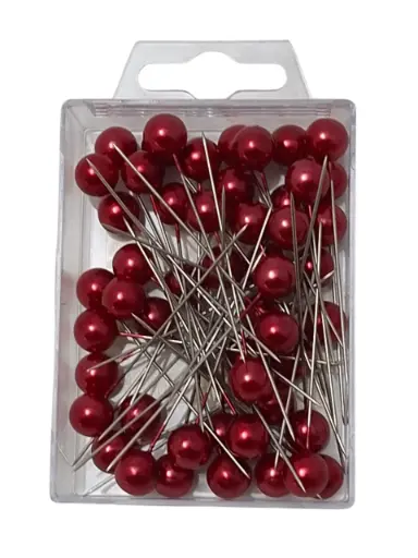 [A-003105] Parelspelden WM 19 Rood 10 mm doosje 50 stuks