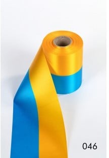 [A-022876] Nationaal lint Blauw GoudGeel 100 mm 1 meter 
