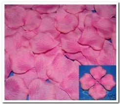 [A-007374] Blad Zijden blaadjes rozenblaadjes Deep Pink per pakje
