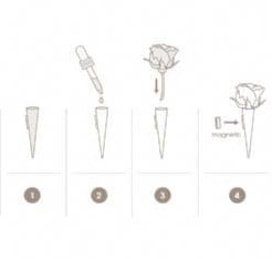[A-007429] Corsagehouder Boutonnière Flowerdarte Zilver per stuk