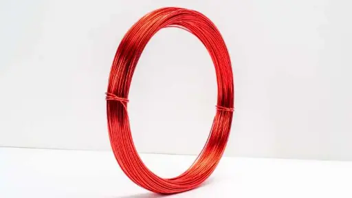 [A-018552] Aluminiumdraad 0011 Kersrood 1 mm rol 60 meter