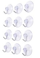 [A-024975] Zuignappen raam of autodecoraties Ø30 mm set 12 stuks