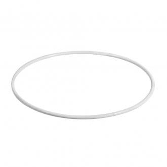 [A-019321] Metalen ring Wit gelakt 40 cm per stuk