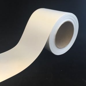 [A-018788] Enkelsatijn Wit Soepel voor lintprinters 75 mm x 25 m