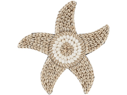 [A-027602] Hanger schelpen zeester 32cm