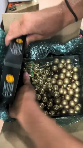 [A-028176] Restantenbox Bomvol Kerstballen Bekijk video voor inhoud 